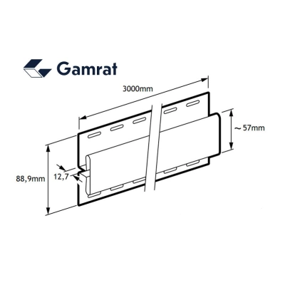 GAMRAT Listwa PCV typu 